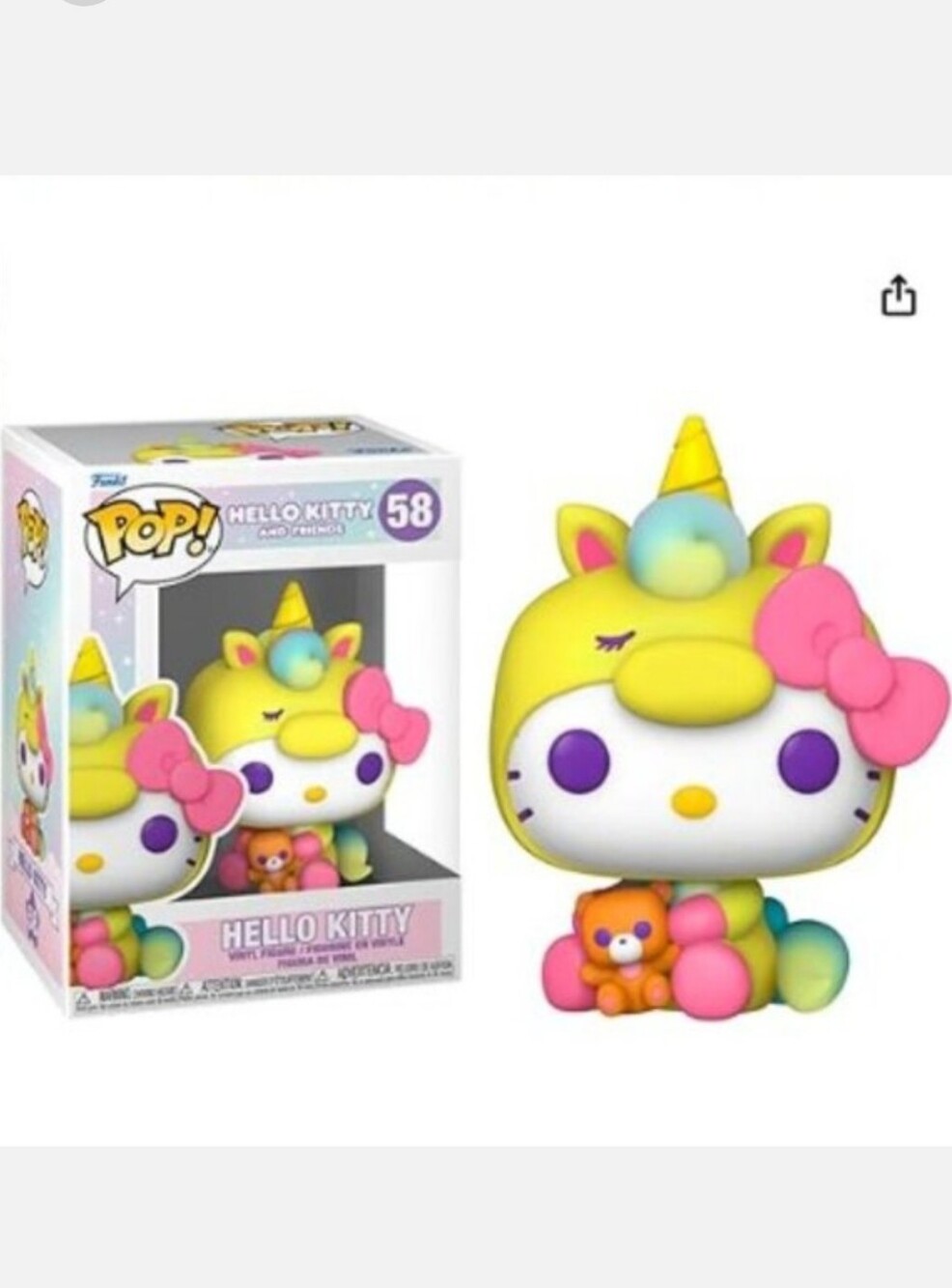 Funko Pop Sanrio Hello Kitty Unicorn